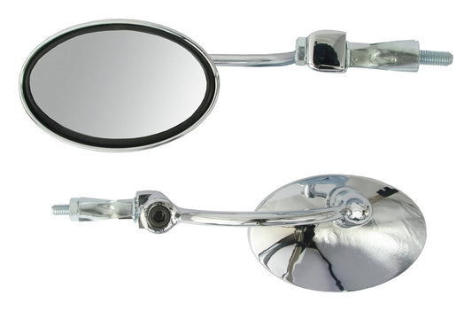 Bike It Highway Universal Chrome Bar End Mirrors