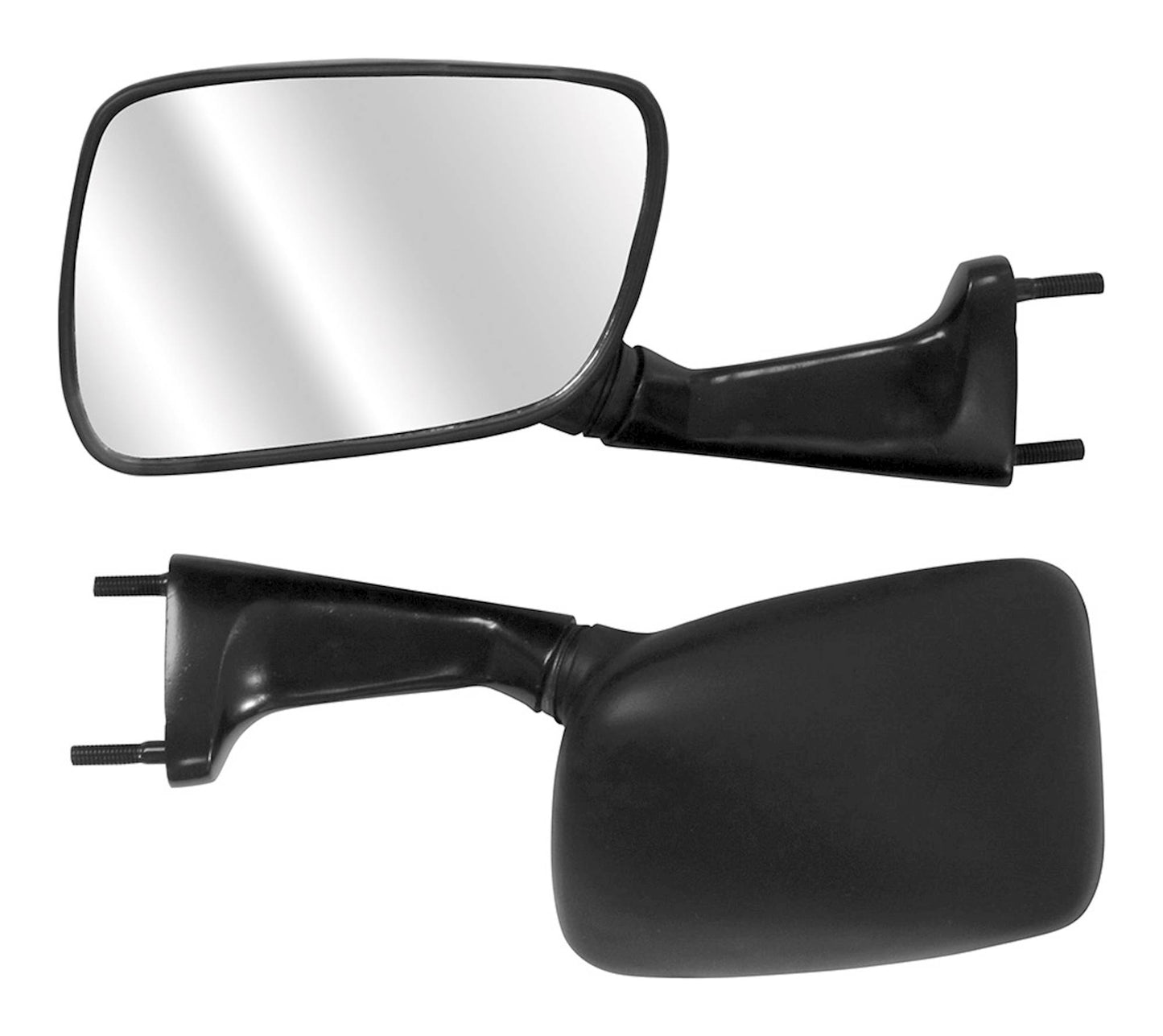 Bike IT Black Universal Fairing Type Mirrors