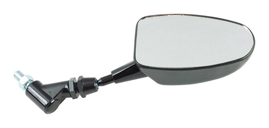 Bike It Black Stalker Handlebar Fit Mirrors With 10mm Thread