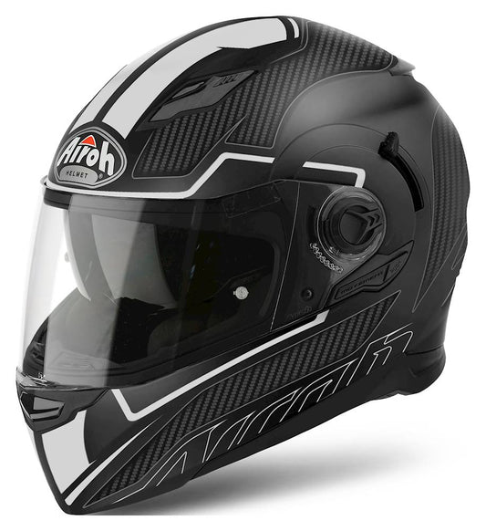 Airoh Helmet Movement S Full Face - Faster White Matt - XS