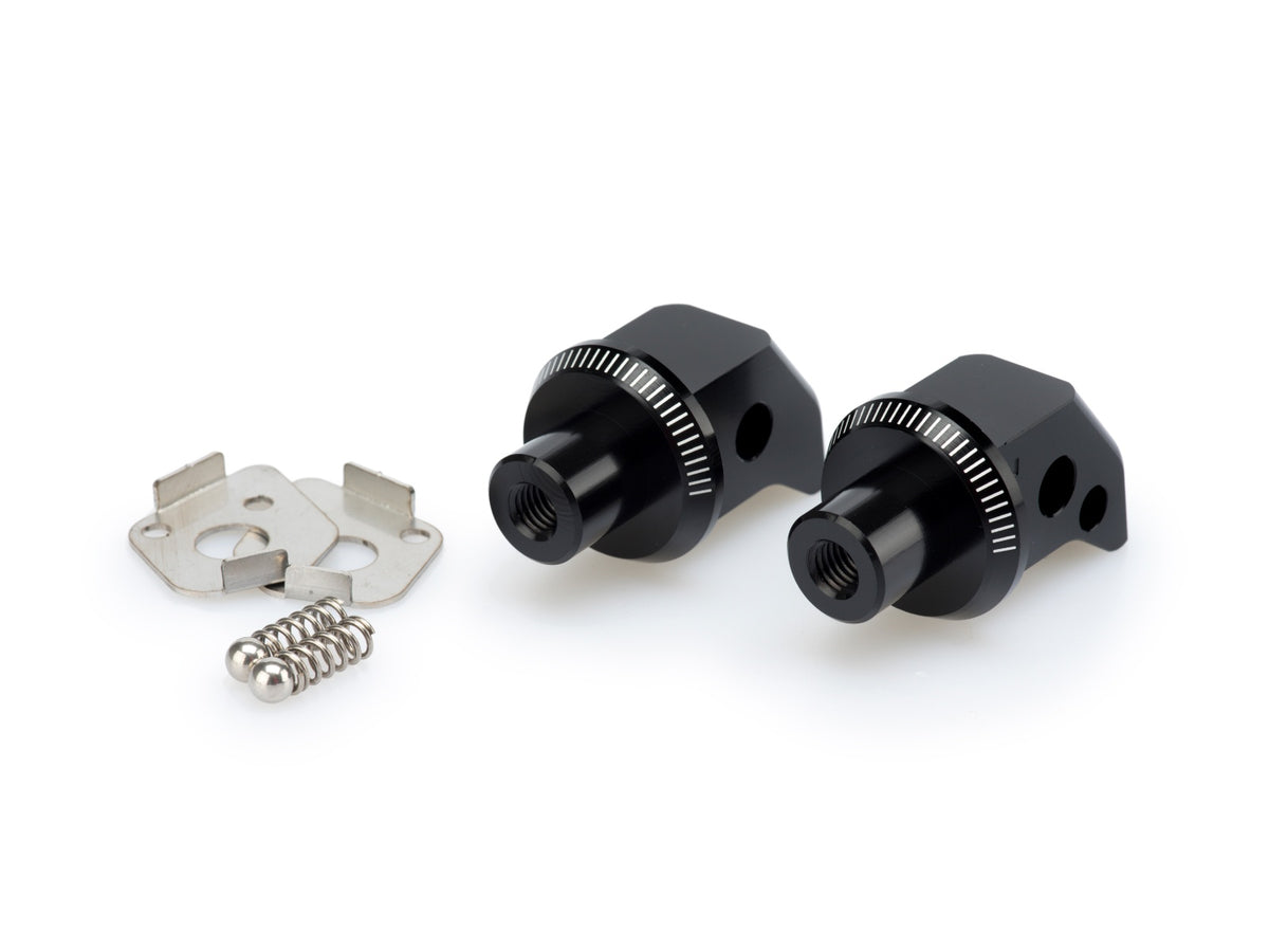Puig Pillion Footpeg Adaptors (Black)