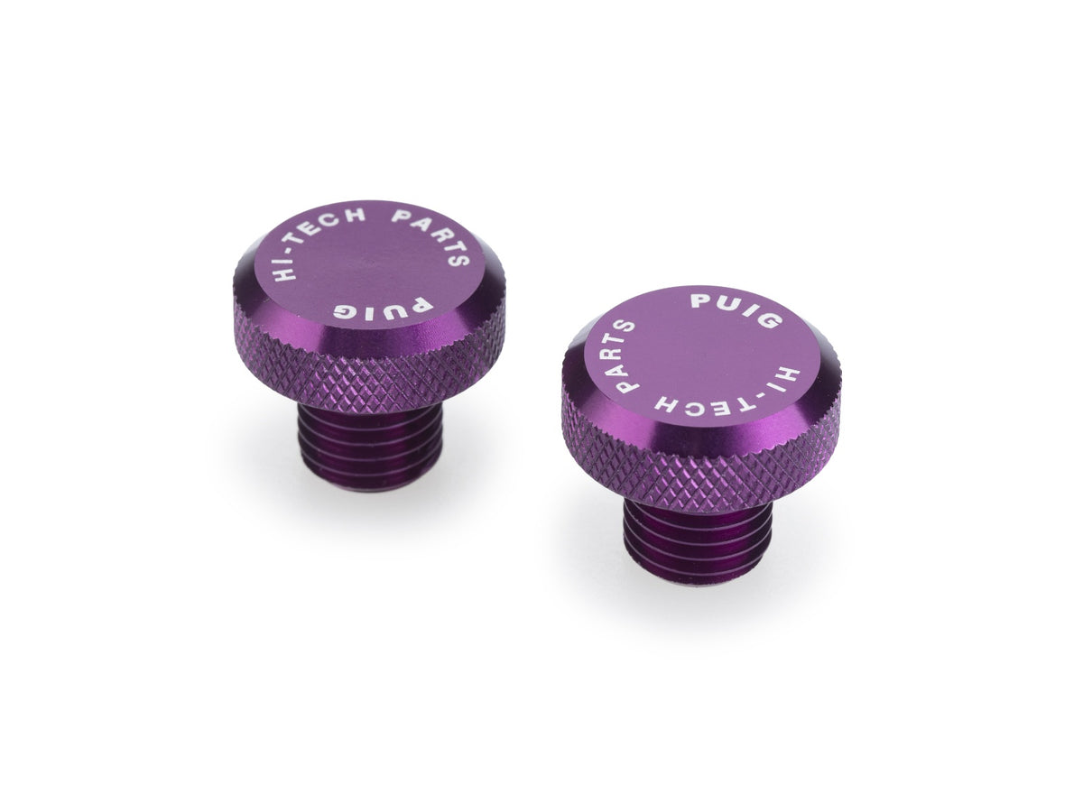 Mirror Hole Screw Plug - Purple