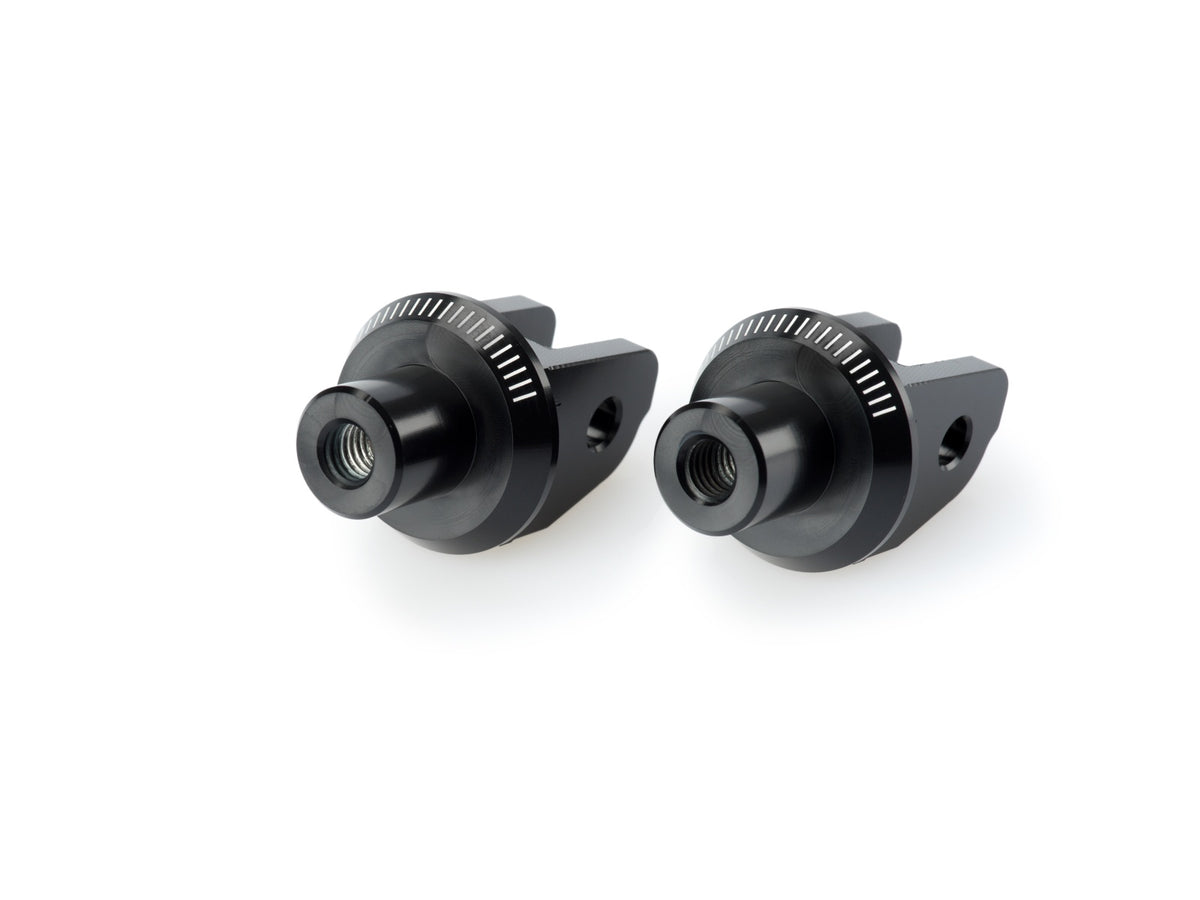 Puig Pillion Footpeg Adaptors (Black)