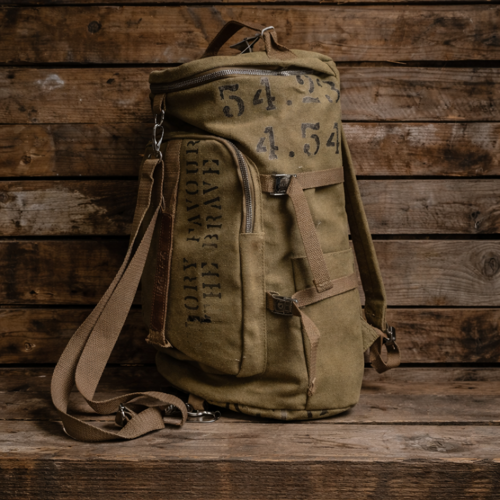 Beige 'Aviation' Duffle Bag by Uggly & Co