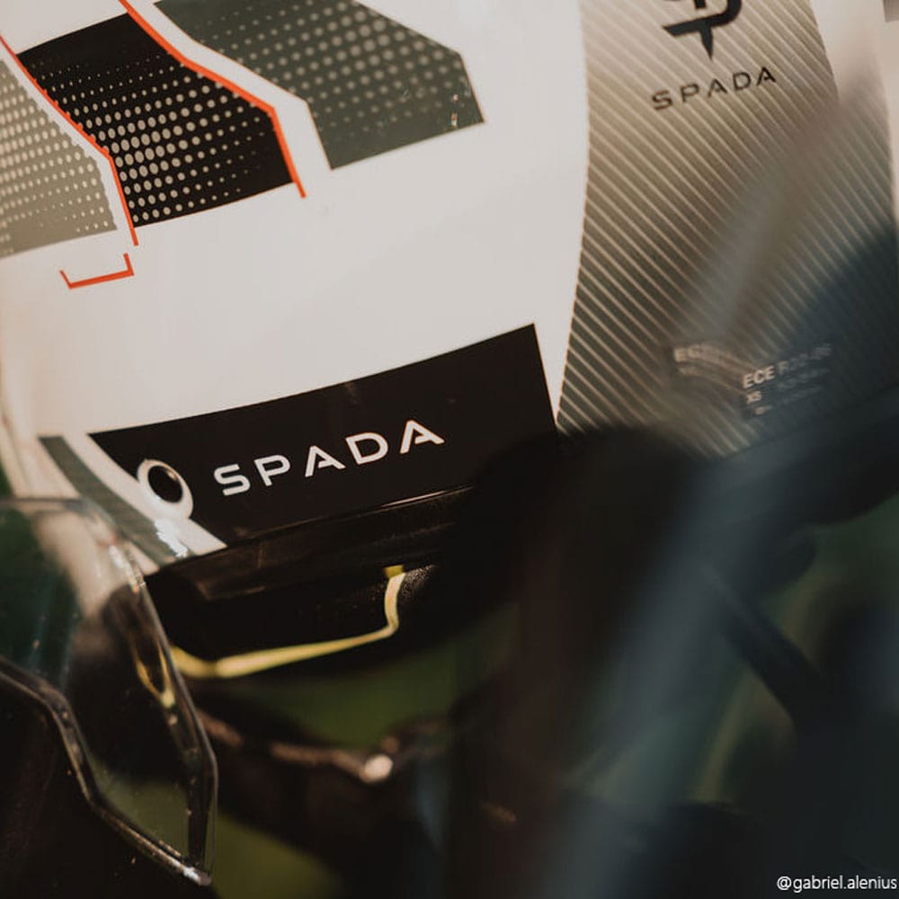 Spada Orion 2 Element White/Grey/Red Helmet