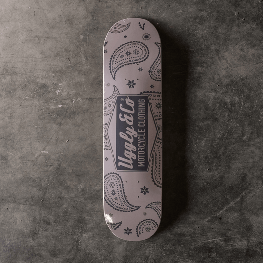 Diamond Bandana Skateboard Deck by Uggly & Co