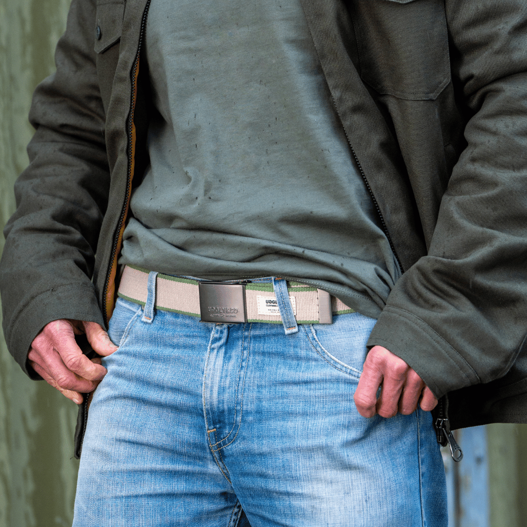 Green Canvas Utility Belt by Uggly & Co