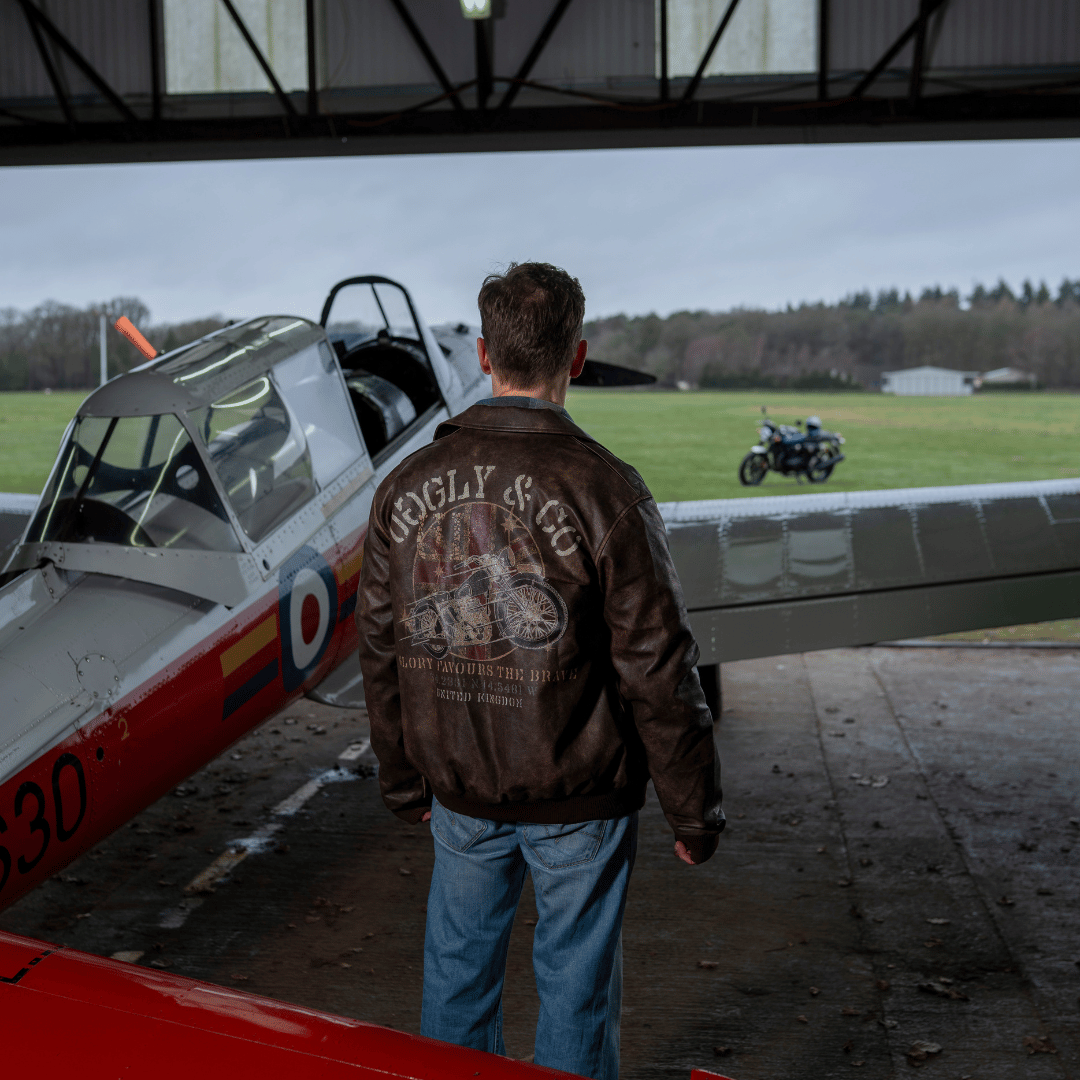 Aviation Bomber Jacket by Uggly & Co