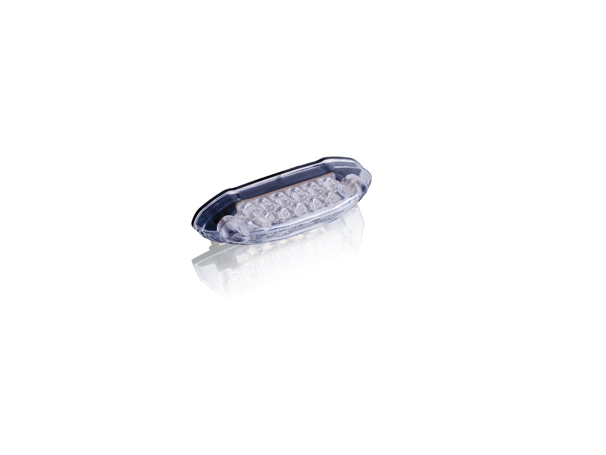 Puig Smile II Oval Brake Light 83 x 20mm (Clear)