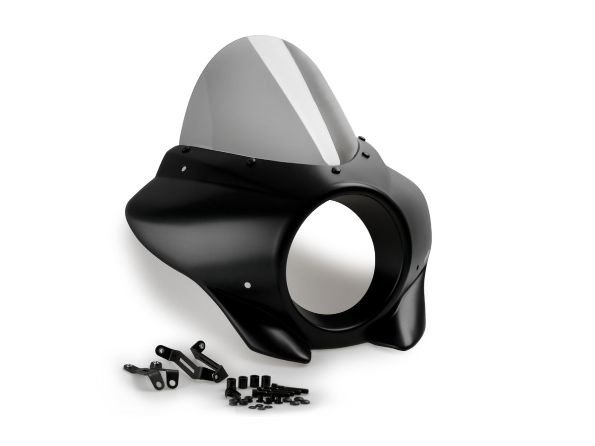 Mirage Touring Screen - Light Smoke with Matt Black Housing