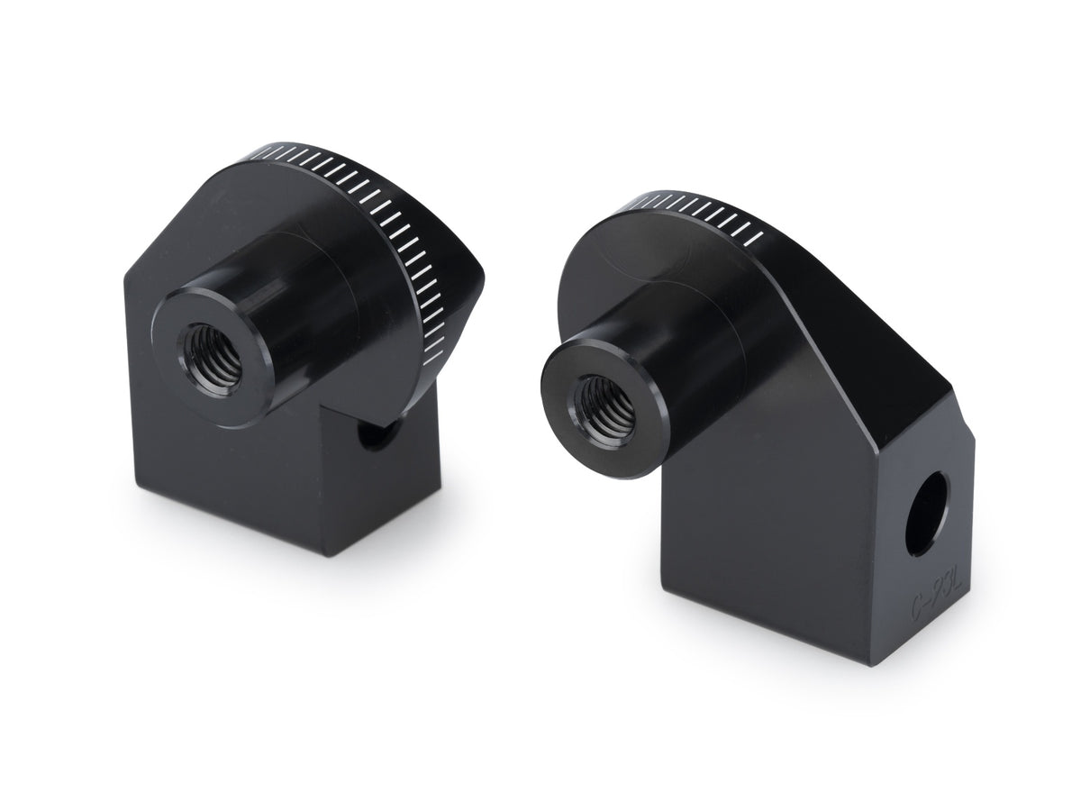 Puig Rider Footpeg Adaptors (Black)