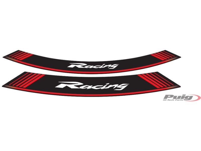Wheel Rim Stickers - Red