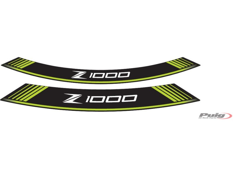 Wheel Rim Stickers - Green