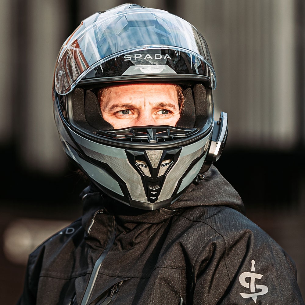 Spada Raiden 2 Thunder Black/Grey Helmet