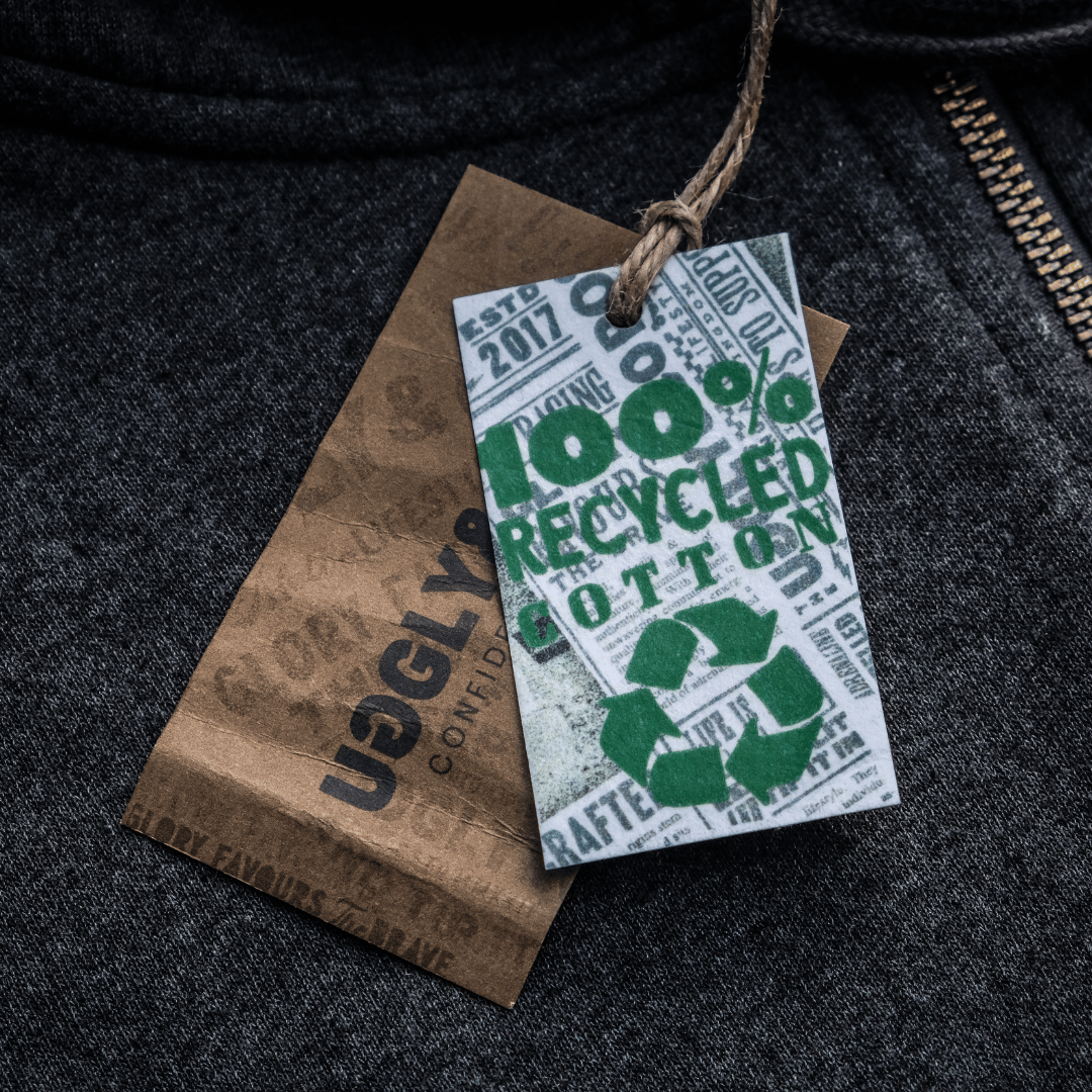 'Recycled' Garage Hoodie by Uggly & Co