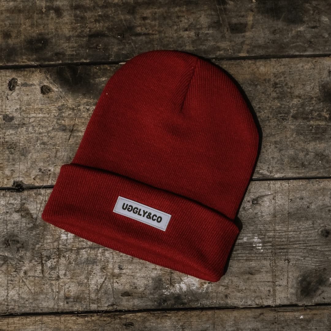 Heritage Red Beanie by Uggly & Co