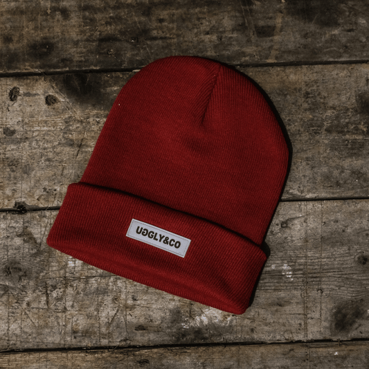 Heritage Red Beanie by Uggly & Co
