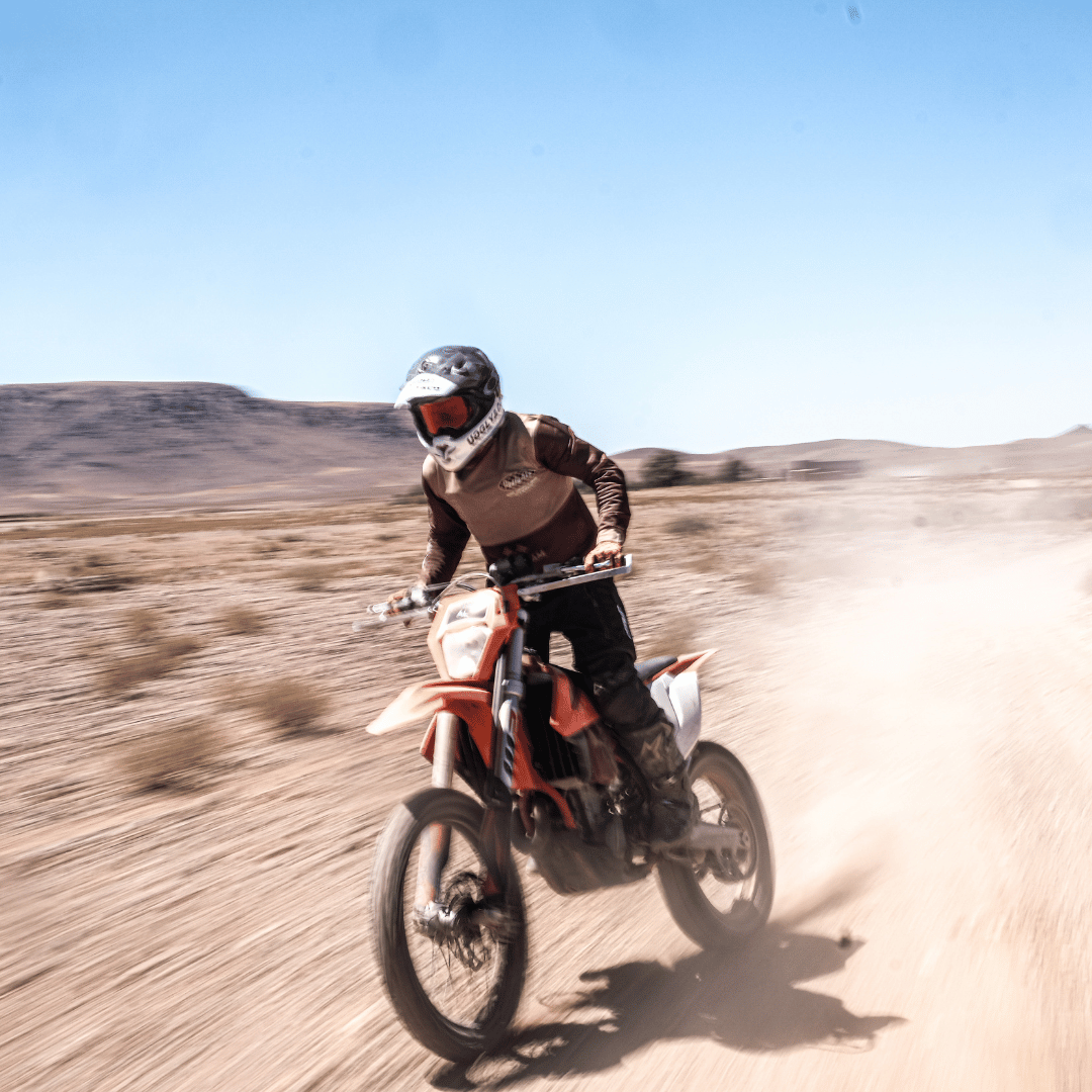 No.1 Brown Vintage Motocross Jersey by Uggly & Co