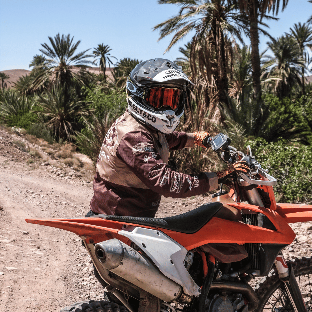 No.1 Brown Vintage Motocross Jersey by Uggly & Co