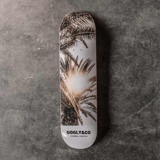 Palm Trees Skateboard Deck by Uggly & Co