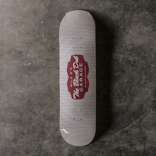 Pinstripe Garage Skateboard Deck by Uggly & Co