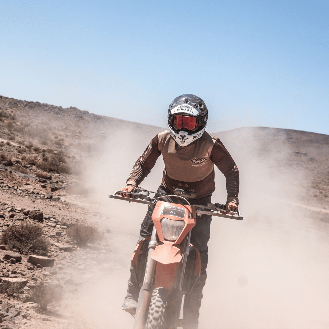 No.1 Brown Vintage Motocross Jersey by Uggly & Co