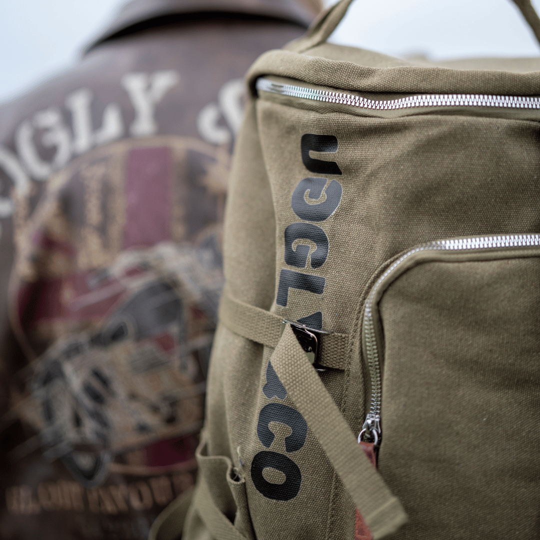 Green 'Aviation' Duffle Bag by Uggly & Co