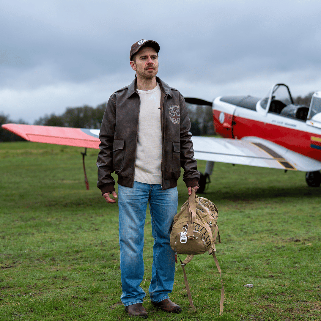 Beige 'Aviation' Duffle Bag by Uggly & Co