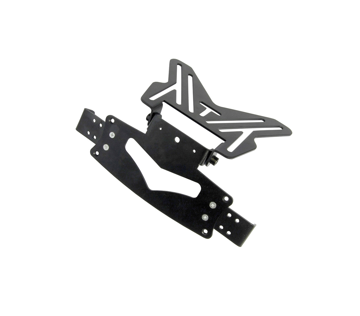 Bike It Universal Number Plate Hanger Bracket With Sliding Indicator Mounts