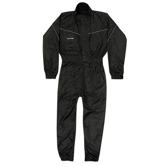 BikeTek One Piece Black Rainsuit - M