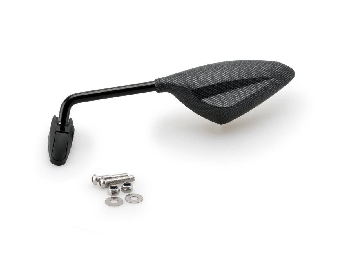 RS1 Rearview Mirror LHS 70 Degree Stalk - Carbon Look
