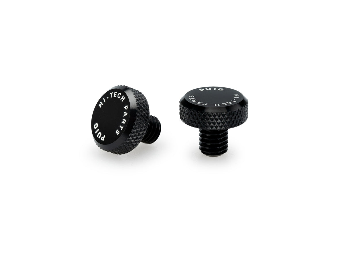 Mirror Hole Screw Plug - Black