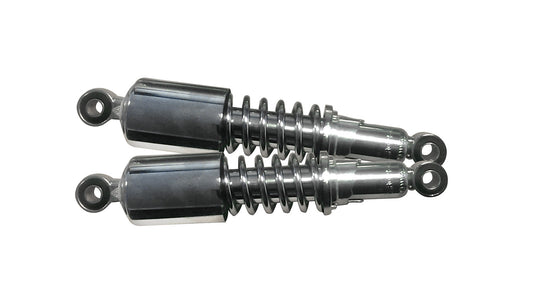 Bike It 270mm Eye To Eye Chrome Twin Shock Absorbers