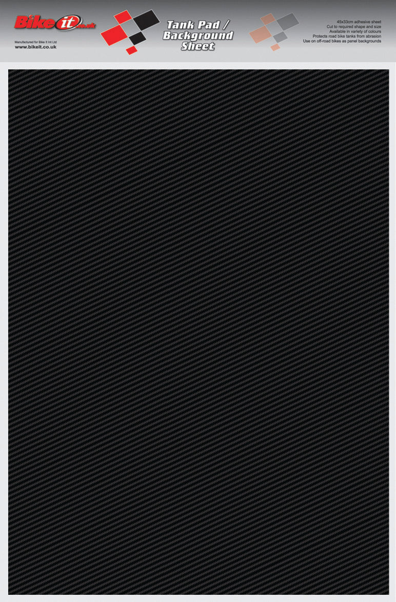 Bike It Carbon Effect "Cut Your Own" Tank Pad