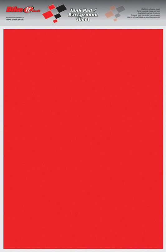 Bike It Red "Cut Your Own" Tank Pad