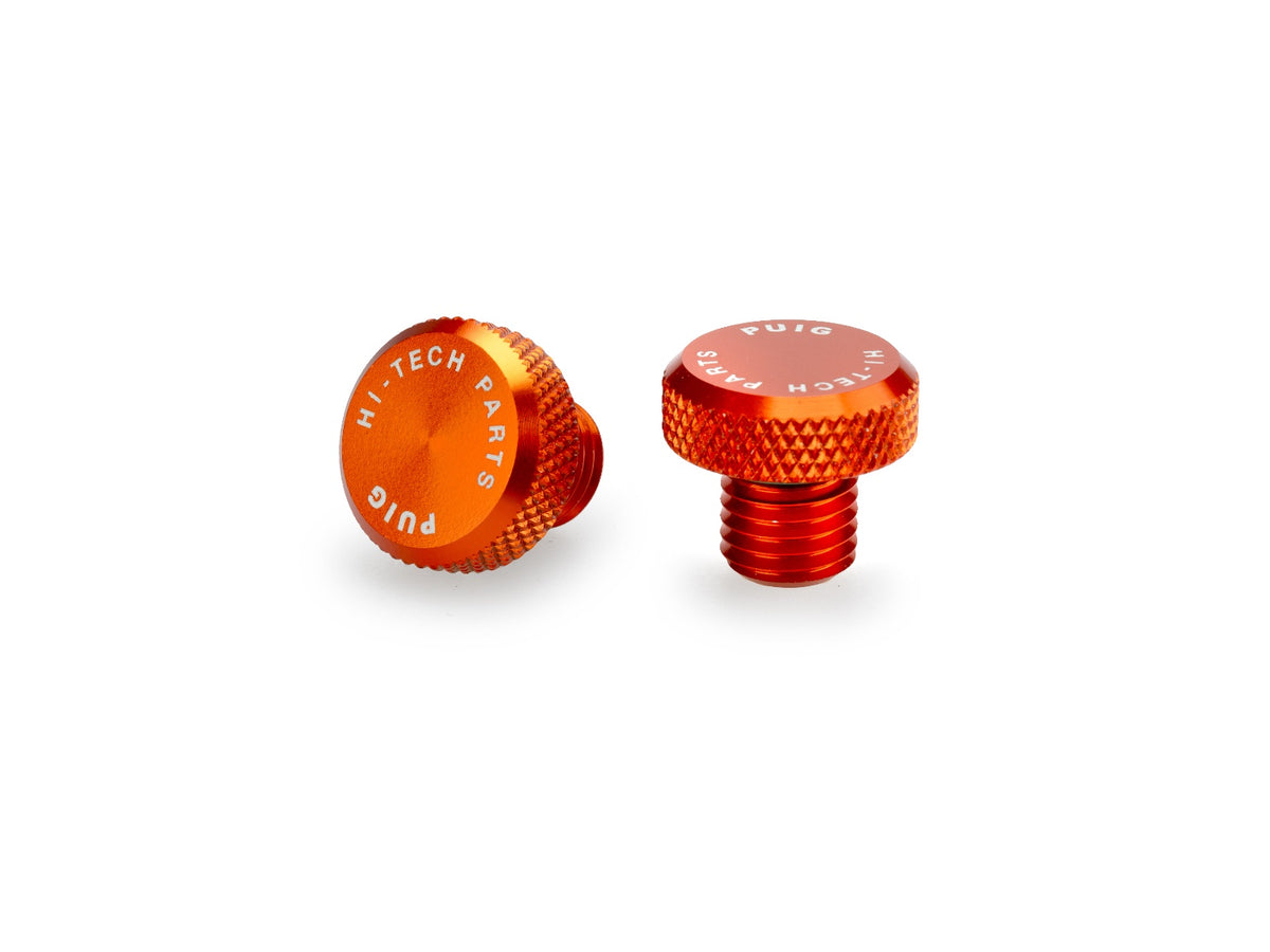 Mirror Hole Screw Plug - Orange