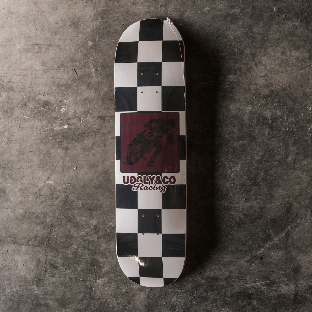 Flat Track Skateboard Deck by Uggly & Co