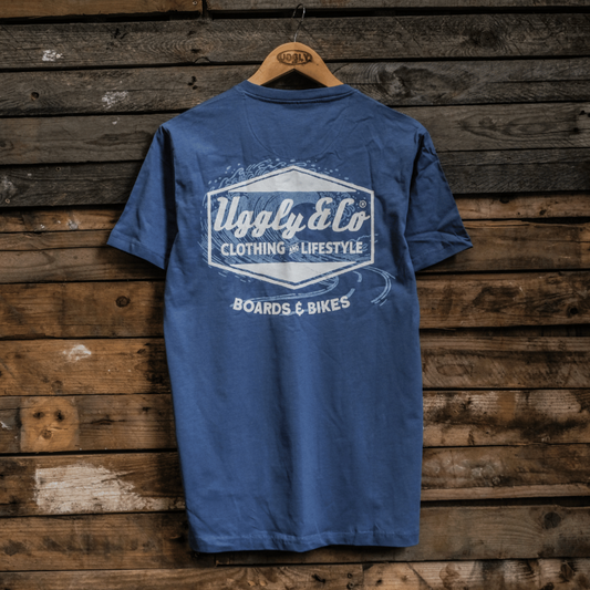 Blue Surf Diamond Tee by Uggly & Co