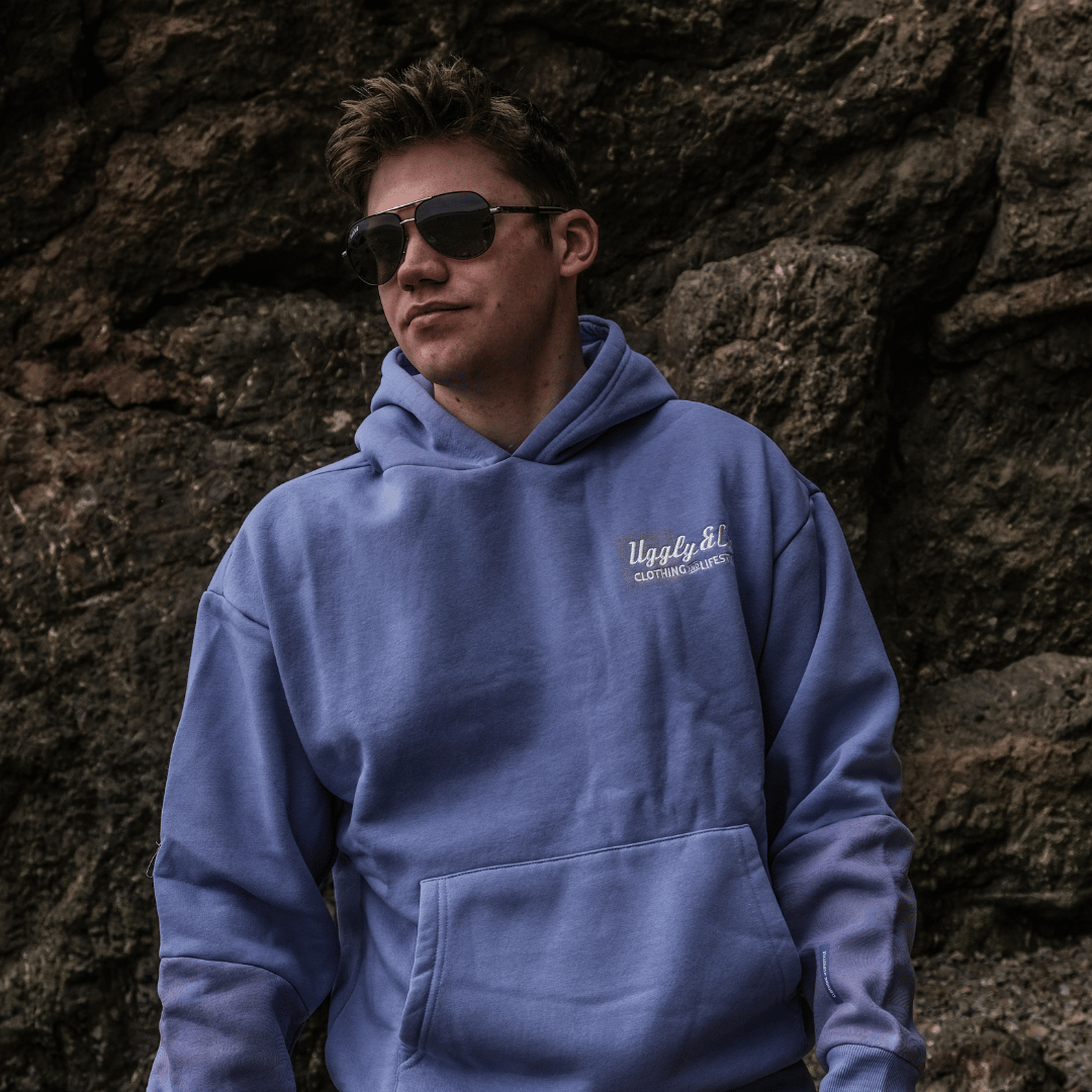 Purple Surf Diamond Hoodie by Uggly & Co