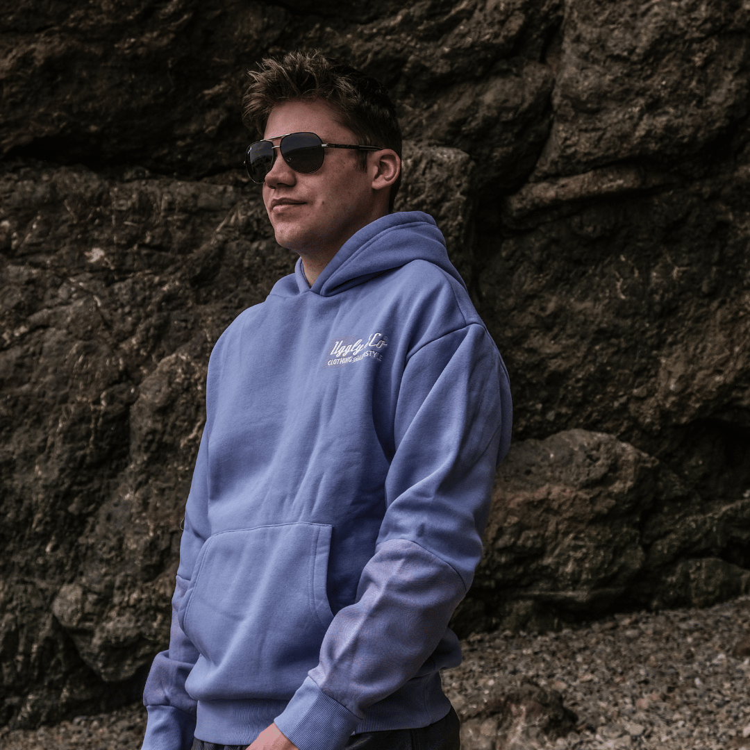 Purple Surf Diamond Hoodie by Uggly & Co