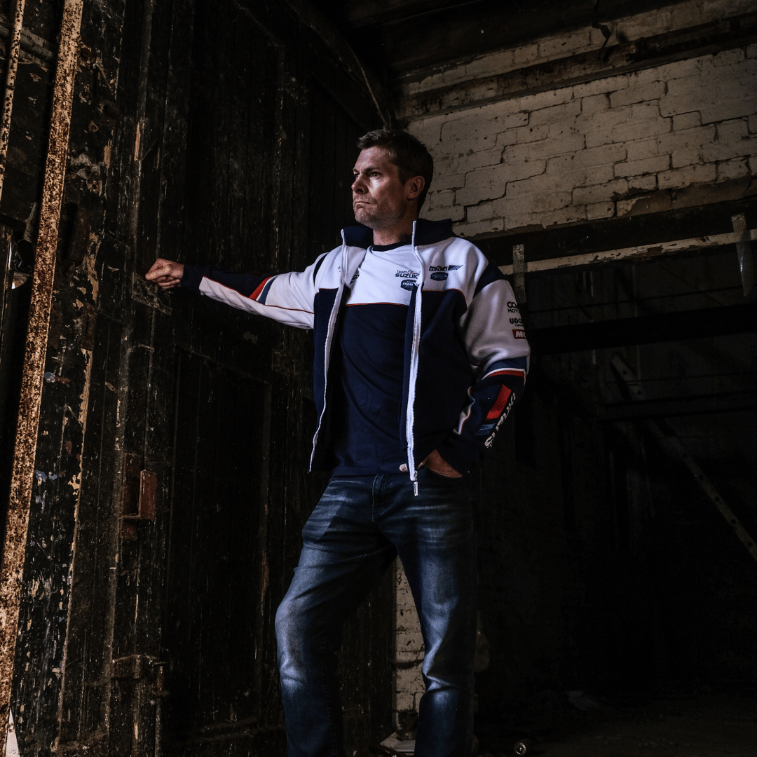 Team Classic Suzuki Track Jacket by Uggly & Co