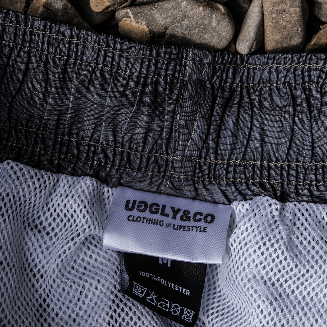 Black Diamond Swim Shorts by Uggly & Co