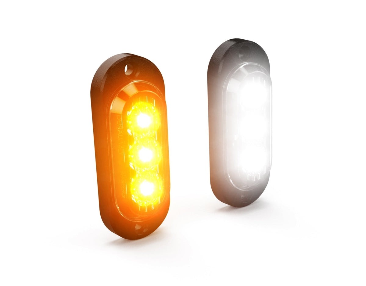 DENALI T3 Modular Switchback Signal Pods | Front - White/Amber