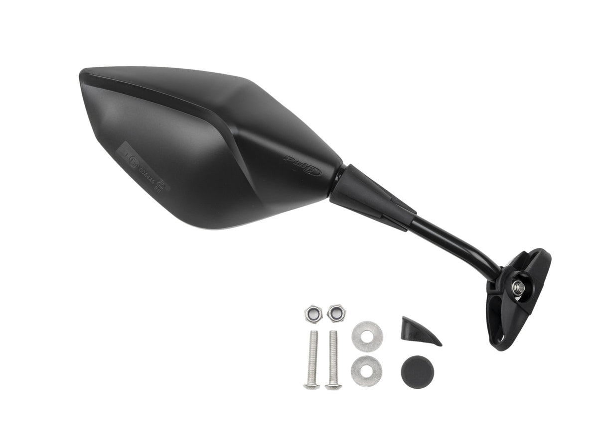 Puig Z3 Rearview Mirror - 30 Degree Stalk RHS (Black)