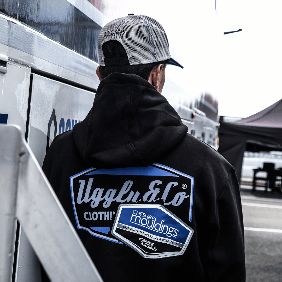 Cheshire Mouldings x TAS Racing Hoodie by Uggly & Co