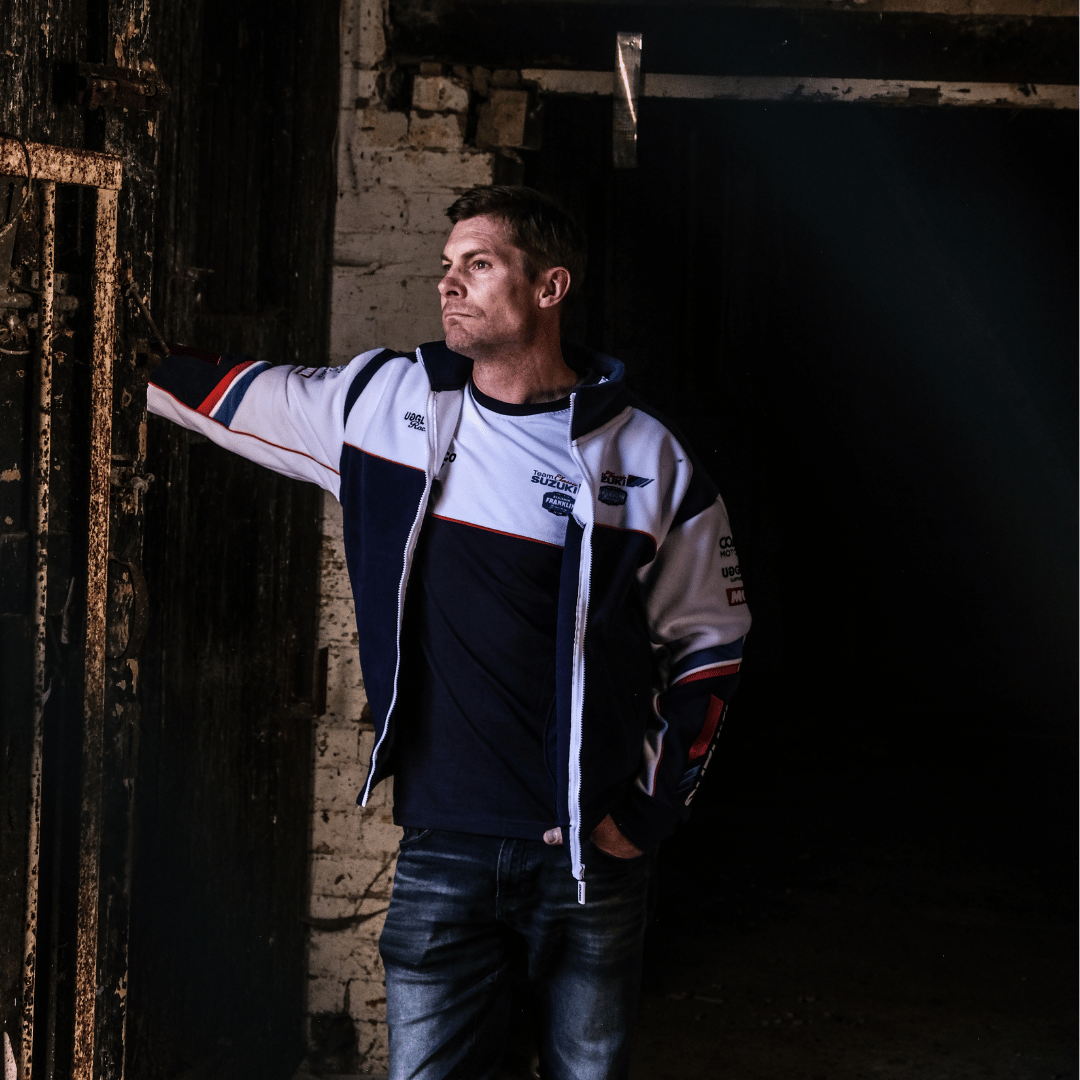 Team Classic Suzuki Track Jacket by Uggly & Co