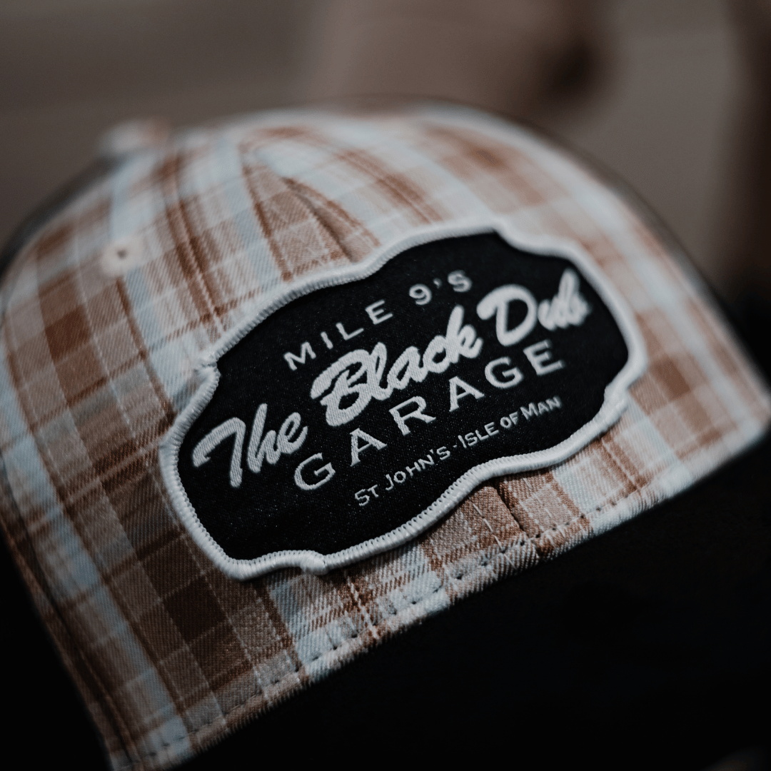 Tartan Garage Trucker Hat by Uggly & Co