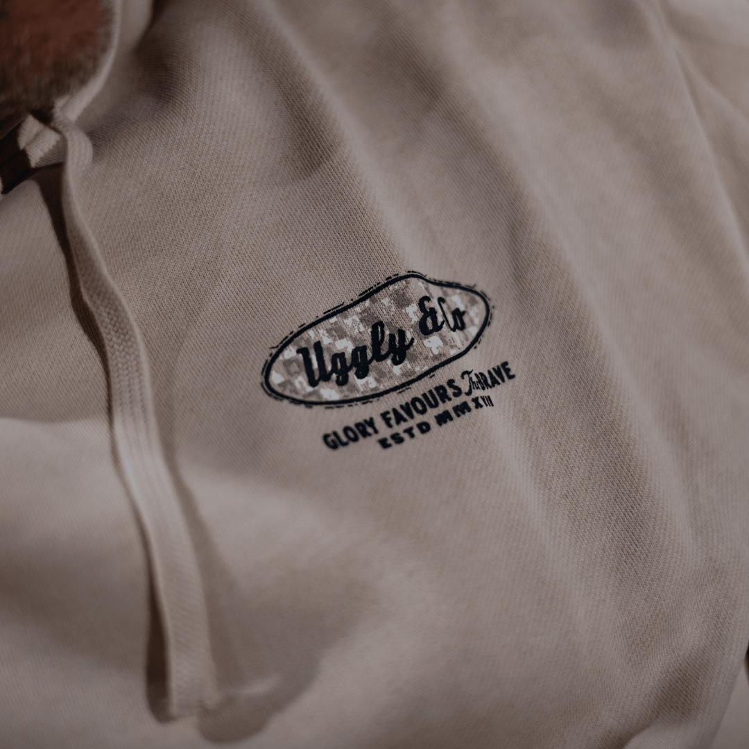 Dirty White No.1 Hoodie by Uggly & Co