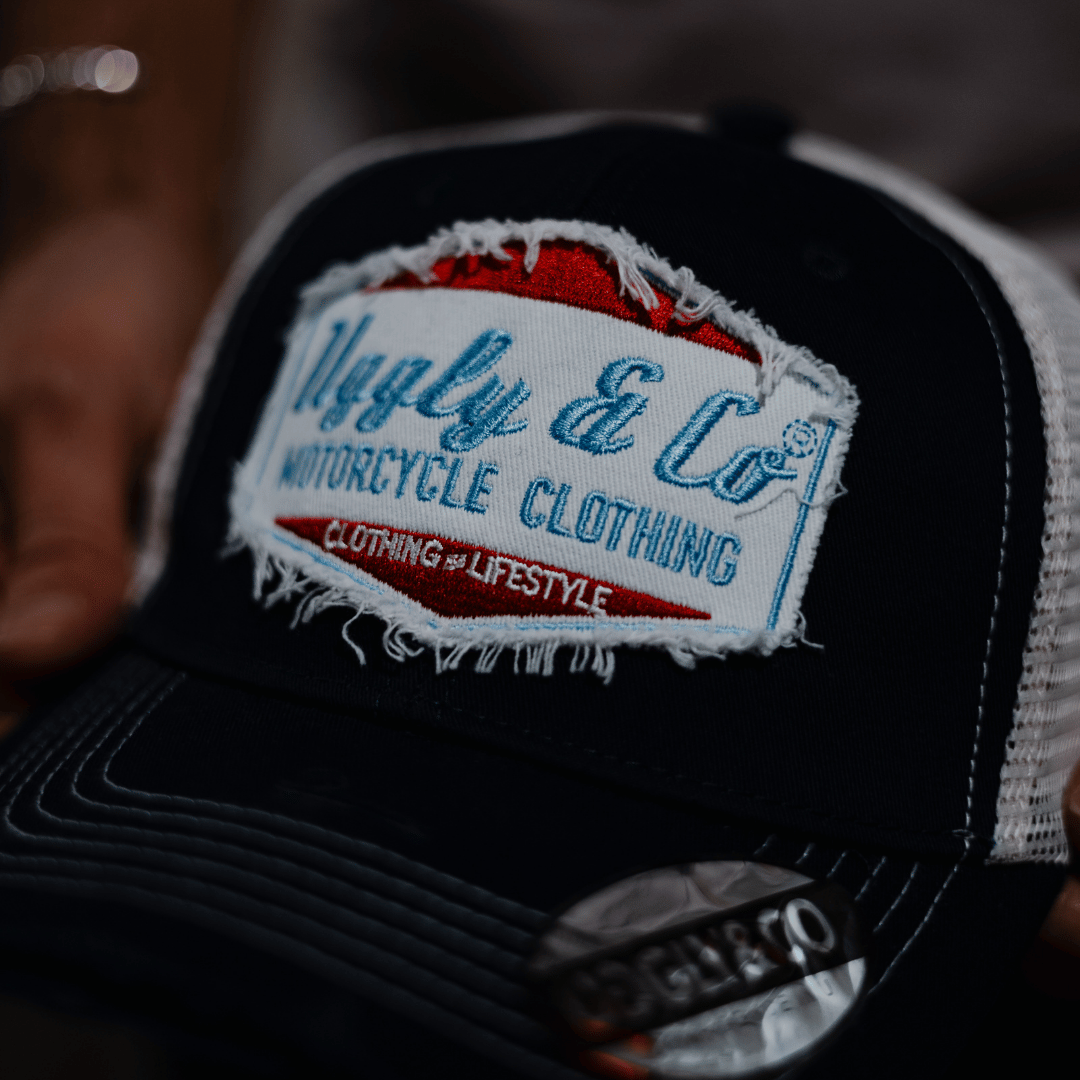 Blue Diamond Trucker Hat by Uggly & Co