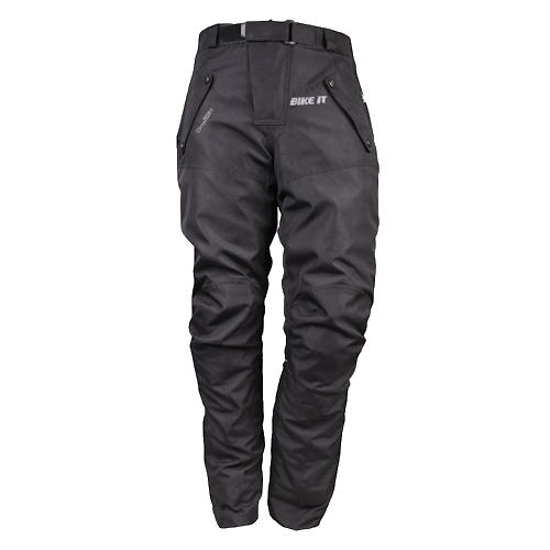 Bike It 'Triple Black' All-Weather Waterproof Adventure Touring Motorcycle Jacket + Bike It 'Triple Black' Ultimate Textile Adventure Waterproof Motorcycle Pants/Trousers